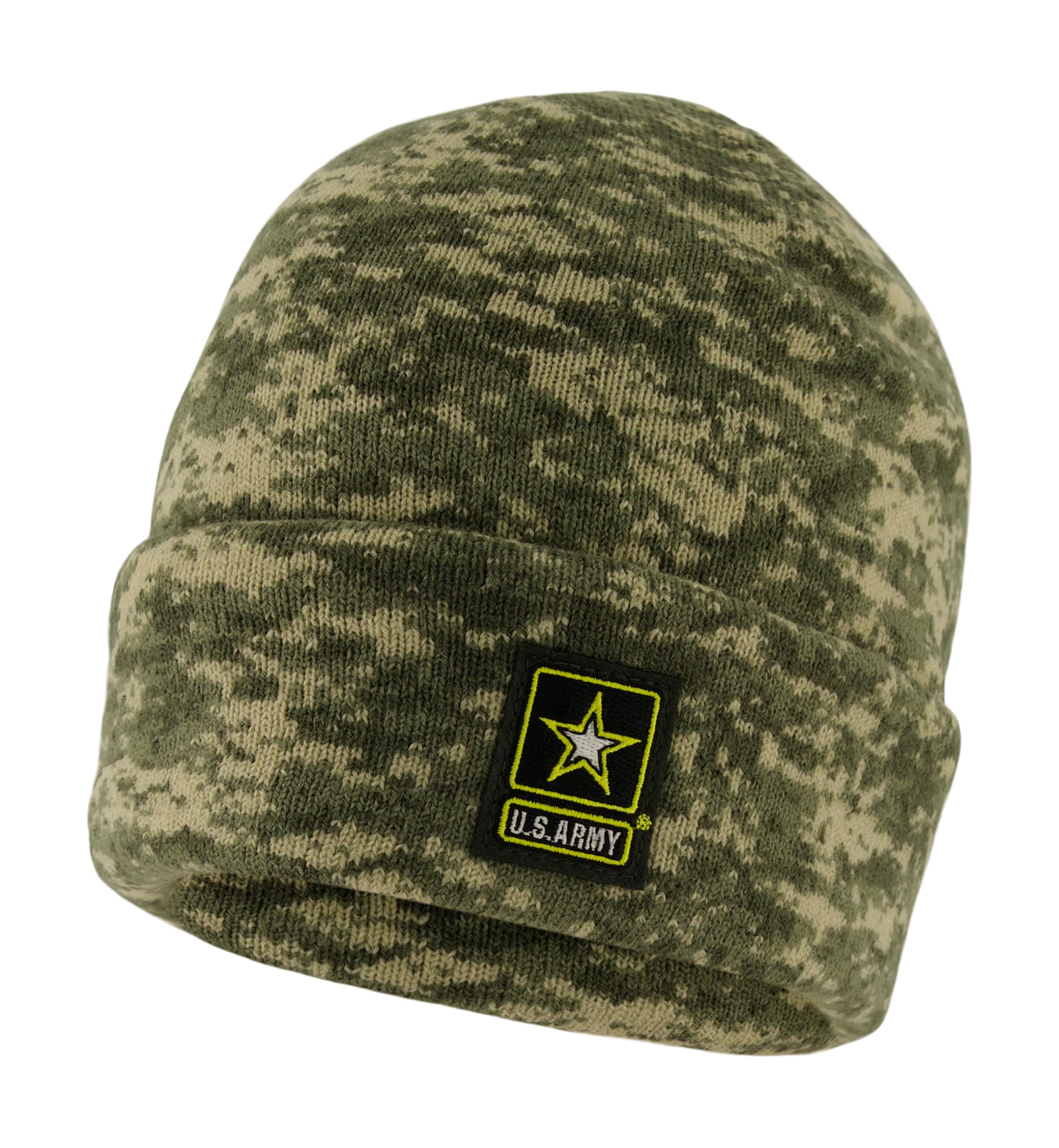 U.S. Army Men's Digital Camouflage Beanie, Olive