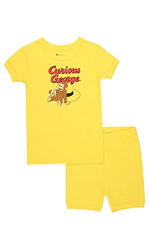 Curious George Baby Girls' 2-Piece Pajama Set, BANANA GEORGE, 12-18M